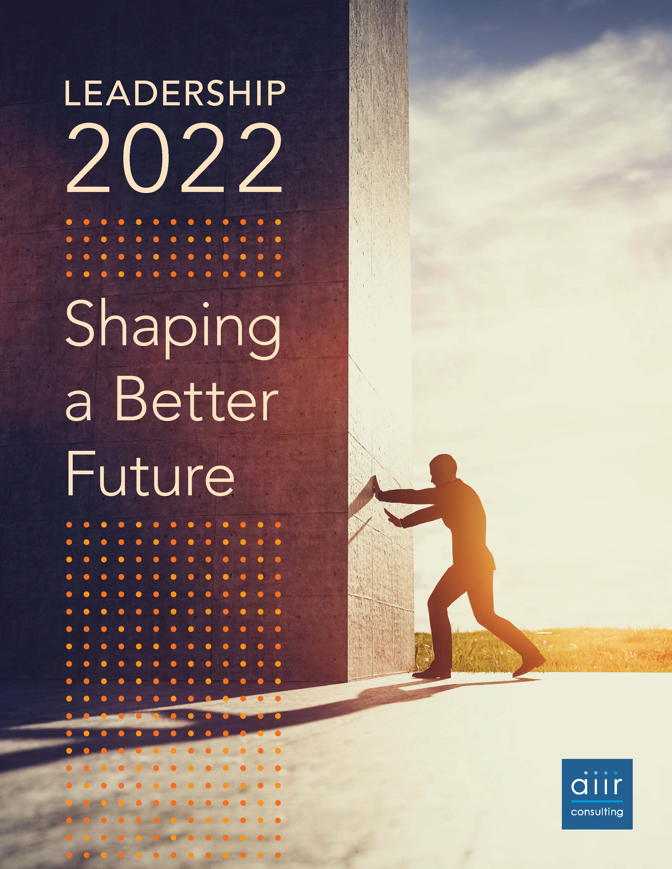 Leadership 2022: Shaping a Better Future trends report cover image