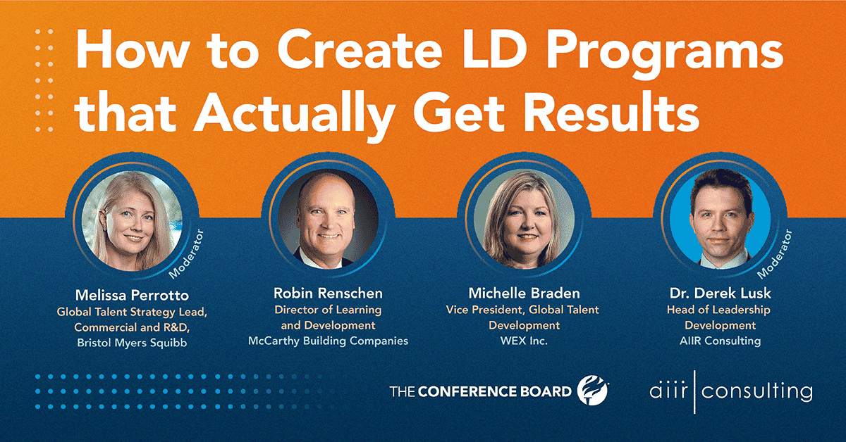 [On Demand Webinar] The Conference Board: How to Create LD Programs that Actually Get Results