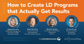 [On Demand Webinar] The Conference Board: How to Create LD Programs that Actually Get Results