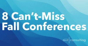 Can't miss fall conferences