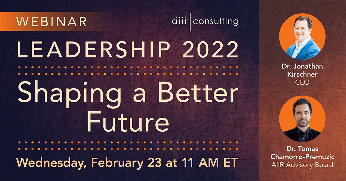 [Webinar] Leadership 2022: Shaping a Better Future Confirmation