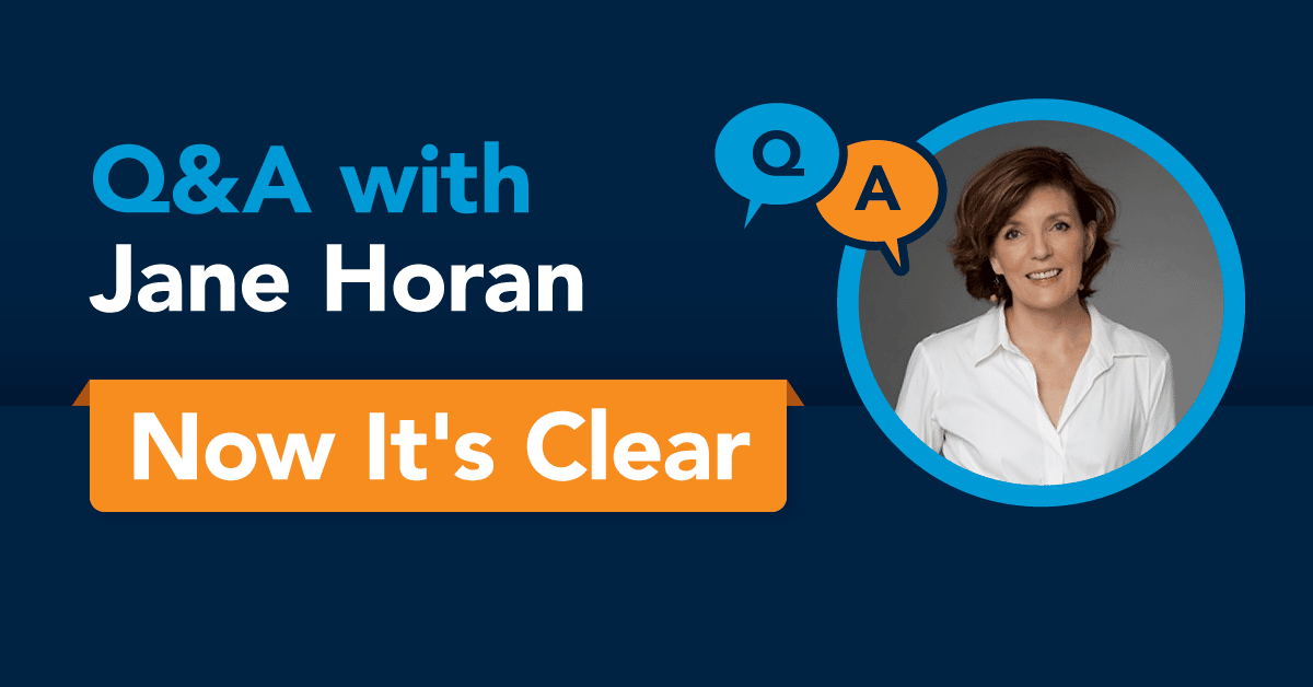 Jane Horan: Now It’s Clear