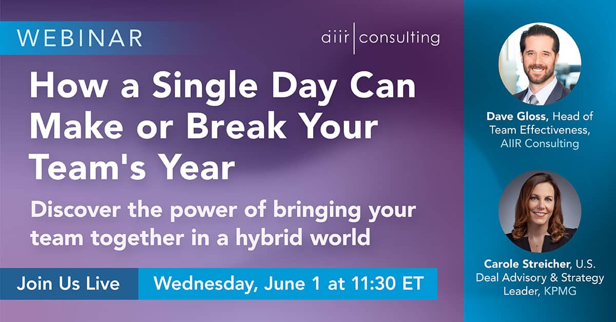 [Webinar] How a Single Day Can Make or Break Your Team’s Year – Confirmation