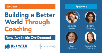 [On Demand Webinar] Building a Better World Through Coaching