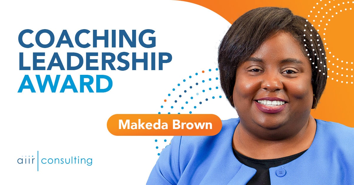 AIIR Recognizes Makeda Brown With Coaching Leadership Award