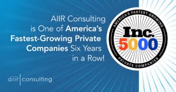 AIIR Consulting Recognized on Inc. 5000 for the 6th Consecutive Year