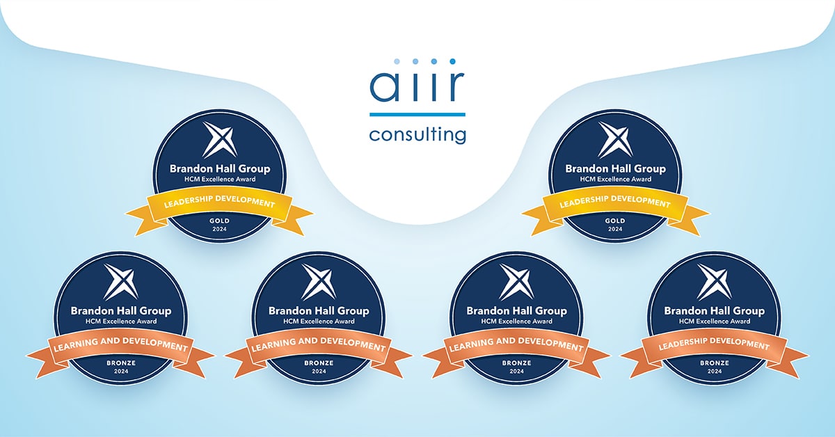 AIIR and Clients Win 6 Brandon Hall Group Awards 