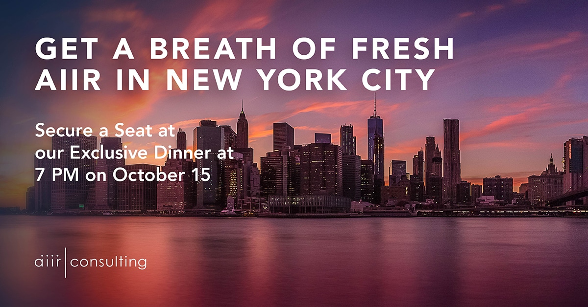 Join AIIR for an Invitation-Only Dinner in NYC!