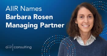 AIIR Names Barbara Rosen Managing Partner