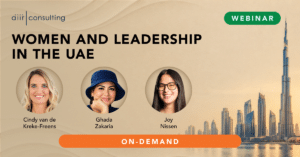 Join a candid panel of UAE-based executive coaches moderated by AIIR's Joy Nissen to explore the real story of women's leadership in the GCC - and what good coaching should look like, available on-demand.
